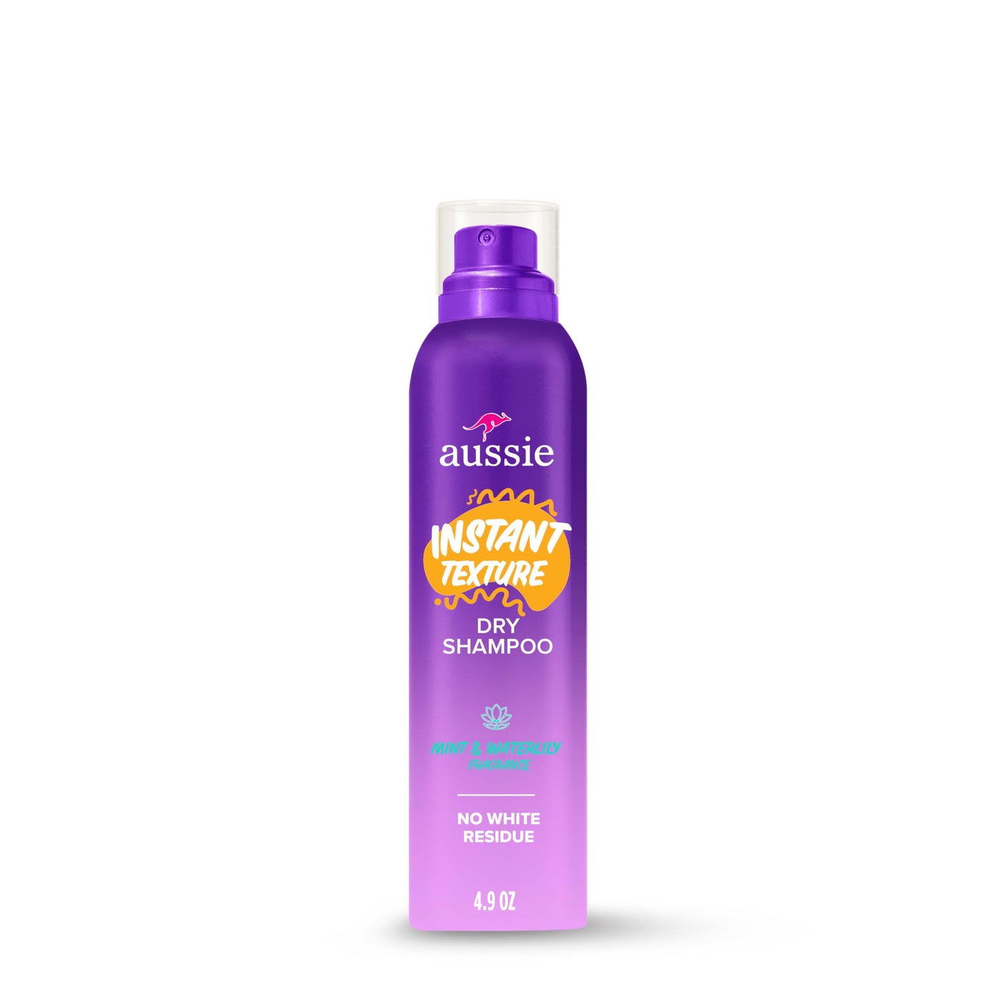Aussie Instant Texture Dry Shampoo, Clean Texture, Talc-Free, Butane-Free, for Straight, Wavy and Curly Hair, 4.9oz Beauty and Personal Care Aussie Default Title