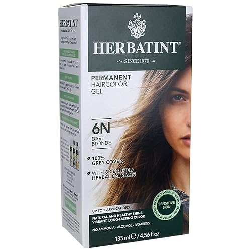 Herbatint Permanent Haircolor Gel 6N Dark Blonde 1 Box