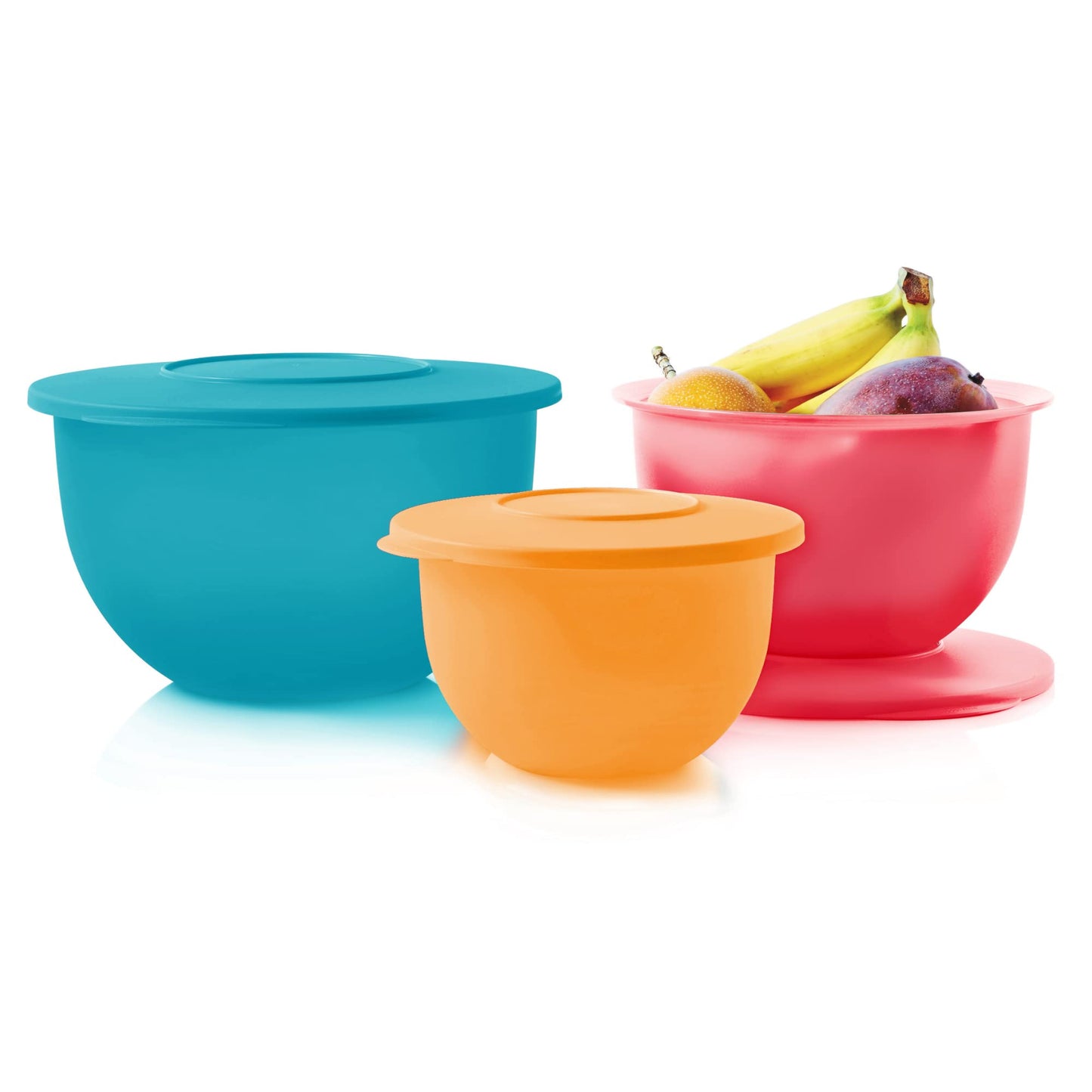 Tupperware Brand Impressions 6-Piece Classic Bowl Set (3 Bowls + 3 Lids) - Dishwasher Safe & BPA Free - Airtight, Leak-Proof Food Storage Containers…