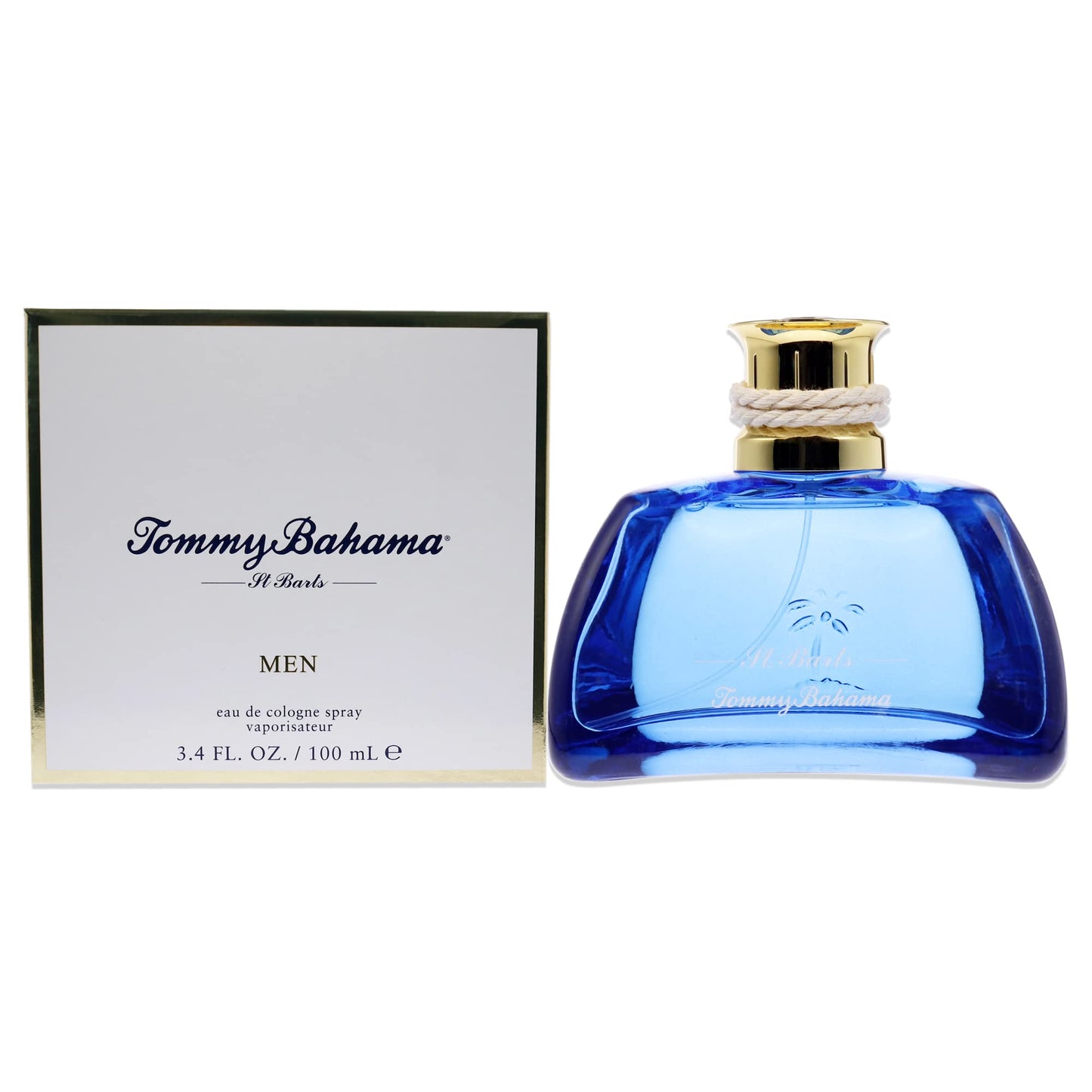 Tommy Bahama St. Barts Men Eau De Cologne for Men, Notes of Sparkling Lime, Guava Nectar, Vanilla, Palm Wood, Refreshing Island-Inspired Scent
