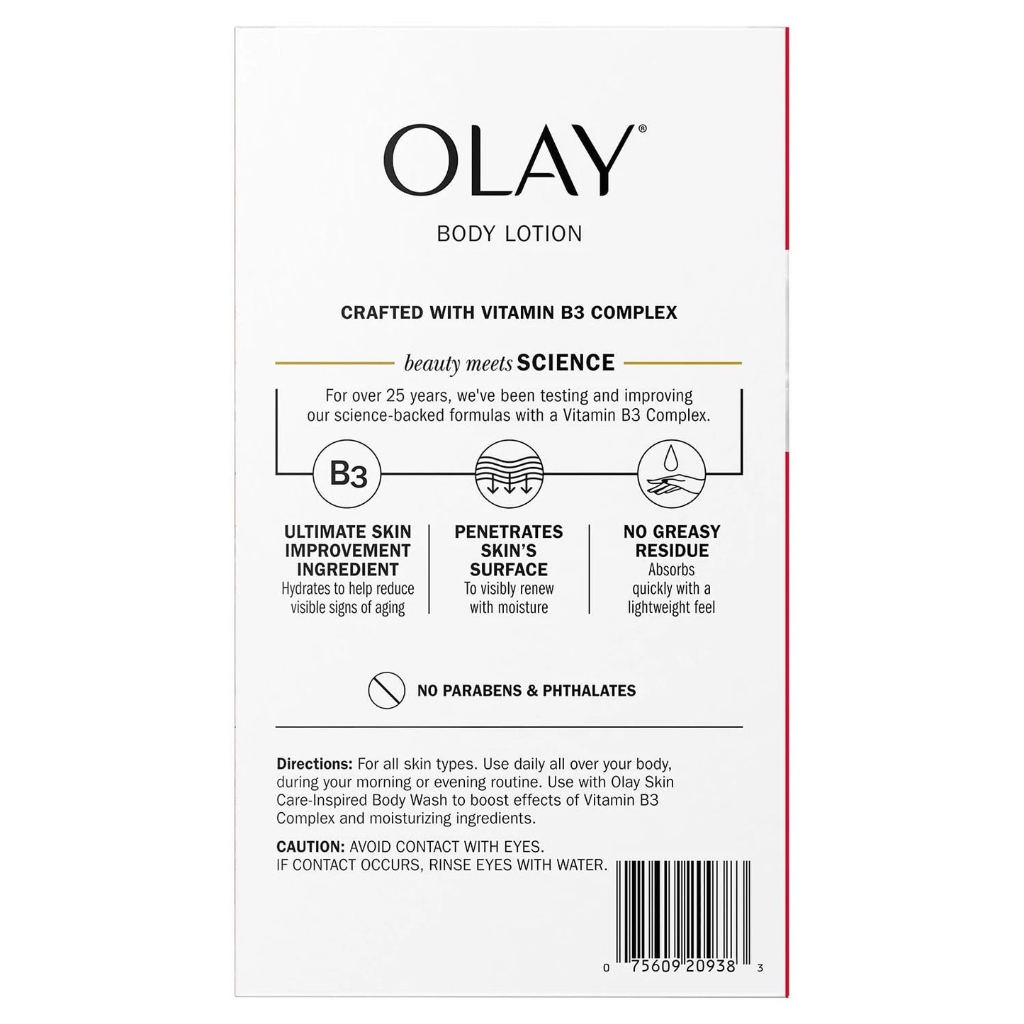 Olay Age Defying & Hydrating Niacinamide Hand/Body Lotion, 17 Fl Oz (2 Pack)