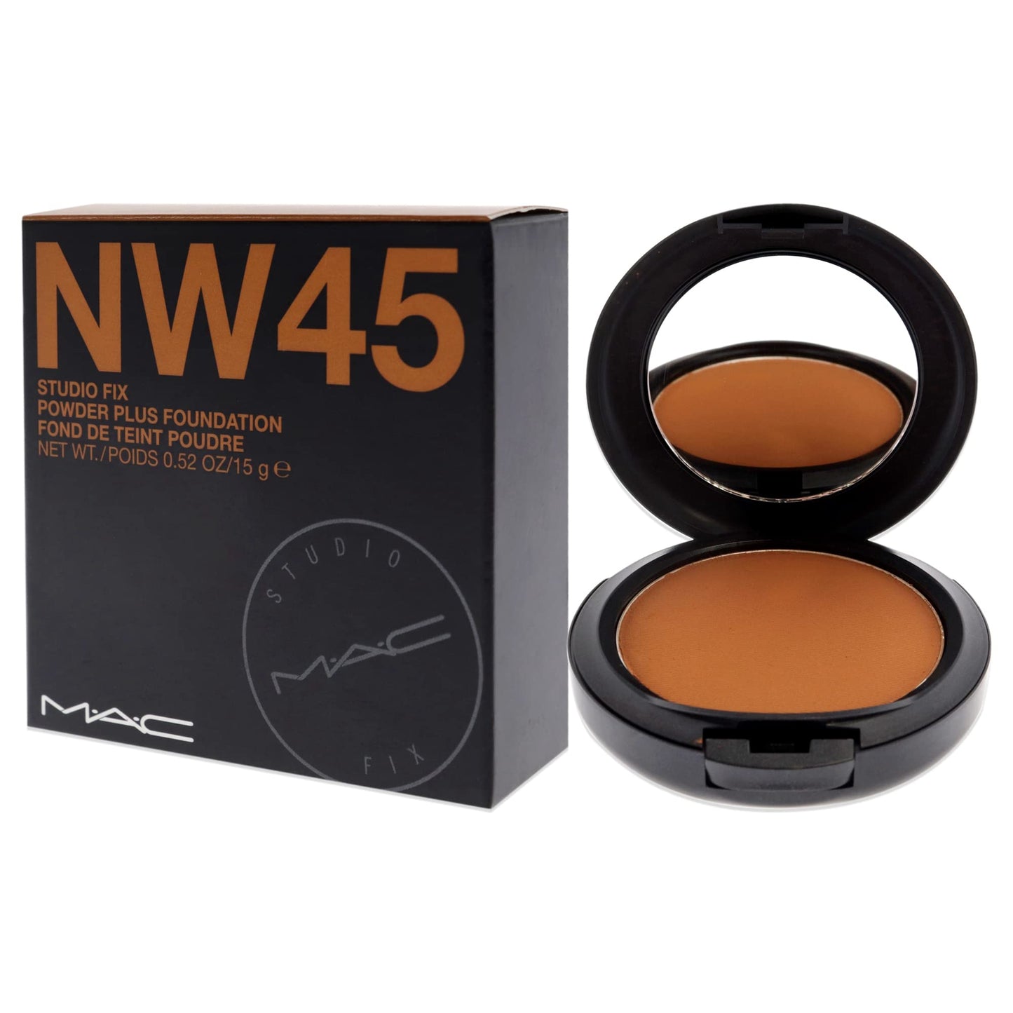 MAC Studio Fix Powder Plus Foundation, NW45, 0.52 Fl Oz (Pack of 1) (MACM51048)