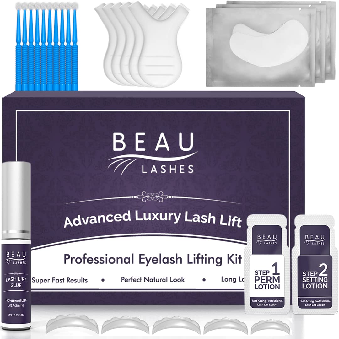Lash Lift Kit For Professionals - For Perming, Curling and Lifting Eyelashes | Semi Permanent Salon Grade Supplies For Beauty Treatments | Includes