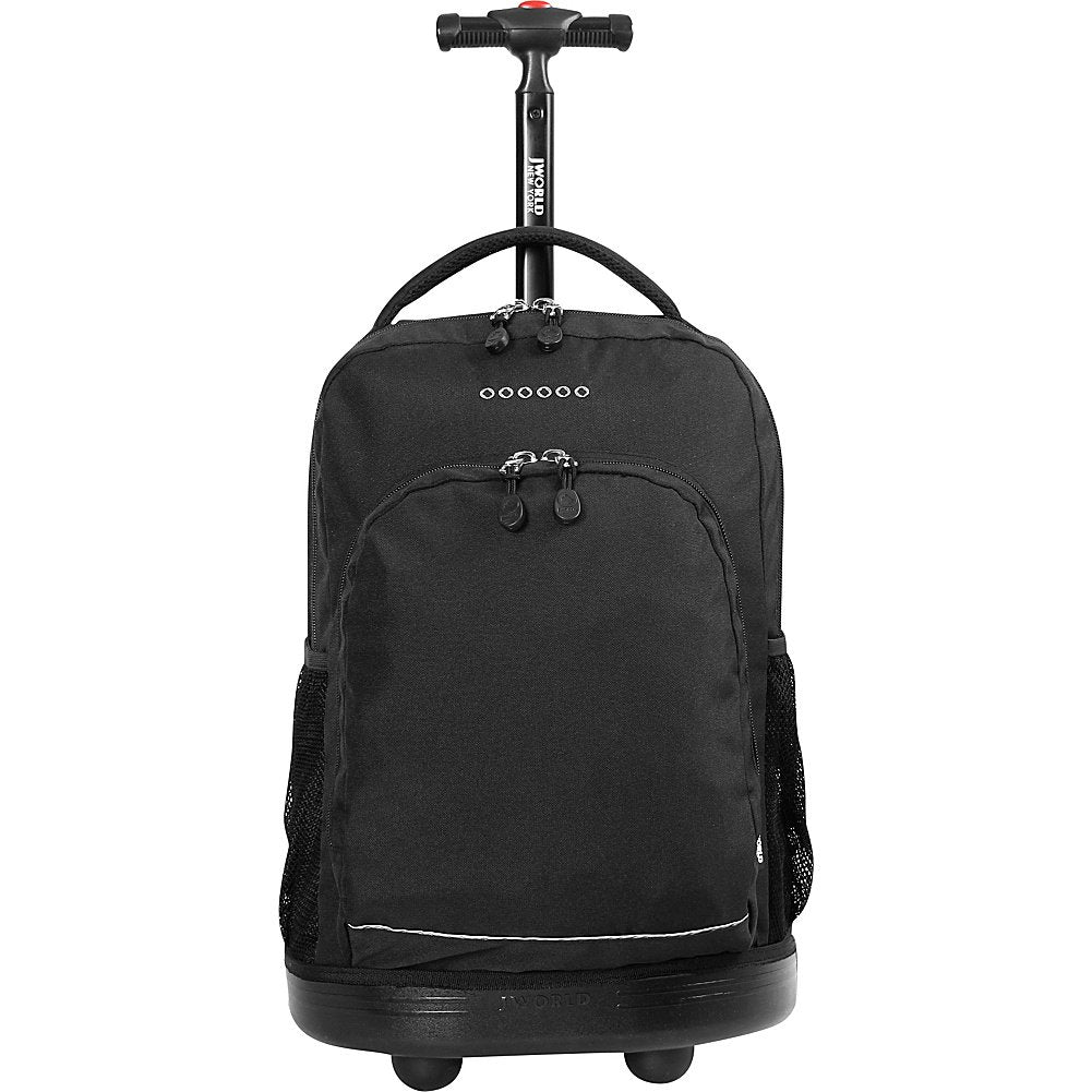 J World New York Sunny Rolling Backpack for Kids and Adults, Savanna, One Size