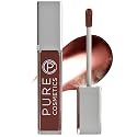 Pure Illumination Light-Up Lip Gloss with LED-Lit Applicator Brush + Side Mirror, Non-Sticky, Moisturizing Hydrating Lip Glosses with Lanolin, Jojoba