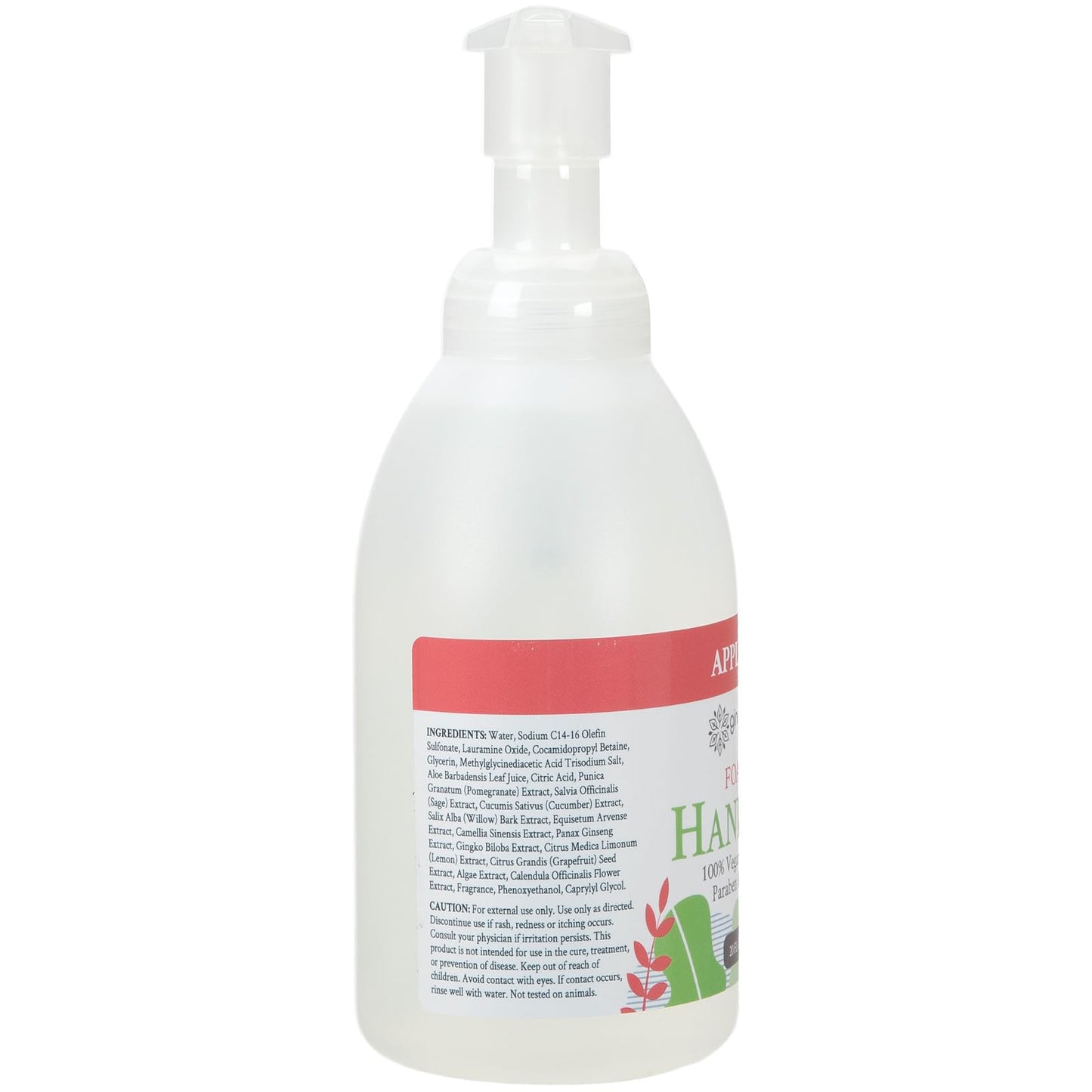 Ginger Lily Farms Botanicals All-Purpose Foaming Hand Soap Refill, 100% Vegan & Cruelty-Free, Apple Pear Scent, 20 Fl Oz (Pack of 1)
