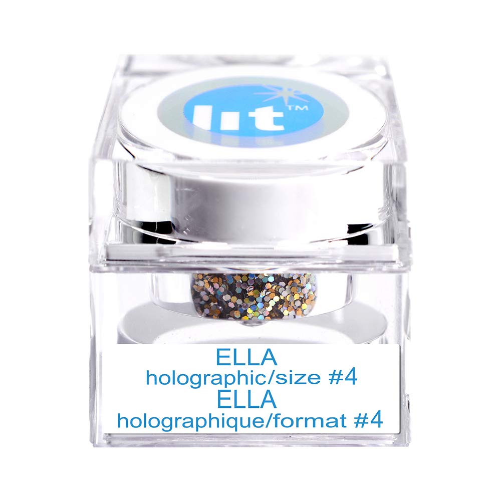 Lit Cosmetics Vegan Glitter, Ella #4, 4g