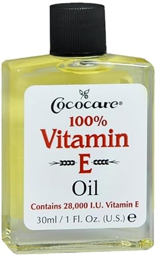 Cococare 100% Vitamin E Oil 28000 I.U. 1 Ounce (Pack of 6)