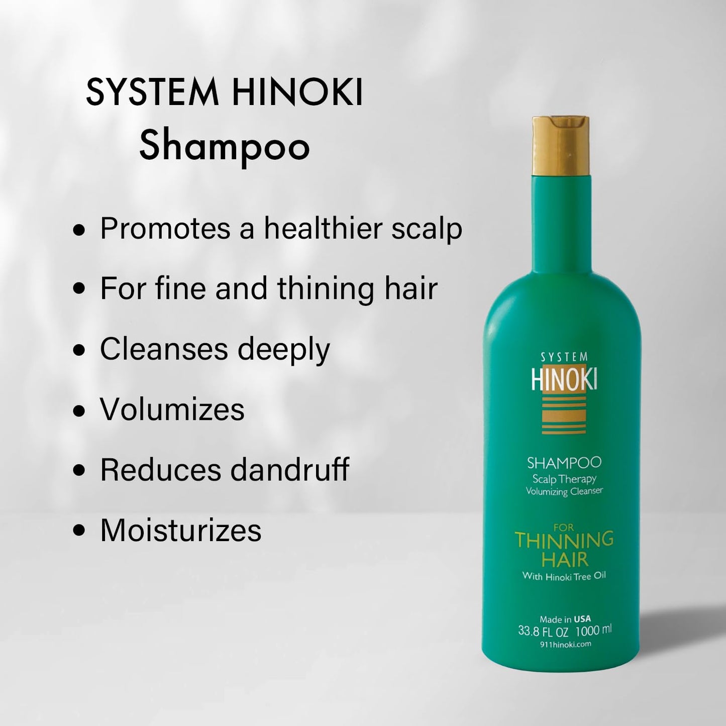 Hayashi System Hinoki Shampoo & Conditioner 33.8oz Duo "Set"