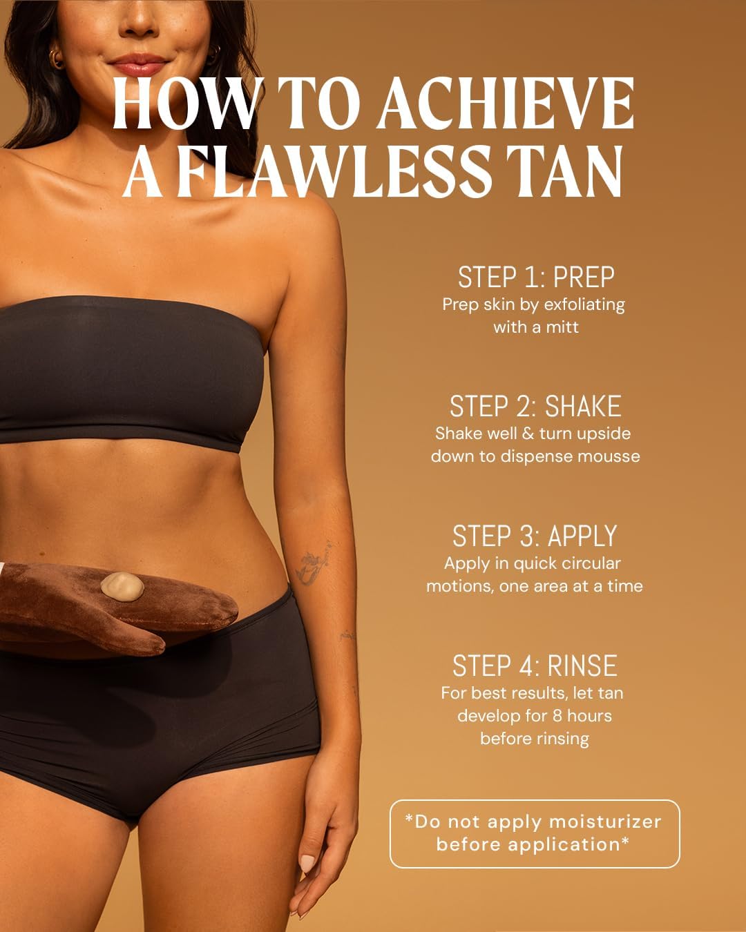 Dark Tanning Mousse, Fast-Absorbing Self Tanner Foam - 7 Fl Oz, 2 Pack Beauty and Personal Care Peta Jane