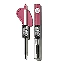 Revlon Liquid Lipstick with Clear Lip Gloss, ColorStay Overtime Lipcolor, Stocking Stuffer for Women, 220 Unlimited Mulberry, 0.07 fl oz