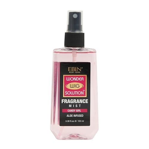 Wonder Wig Solution Fragrance Mist Candy Girl 3.38oz | Gives Moisture and Hydration to Hair with Aloe Infused Formula, Refresh the Wig