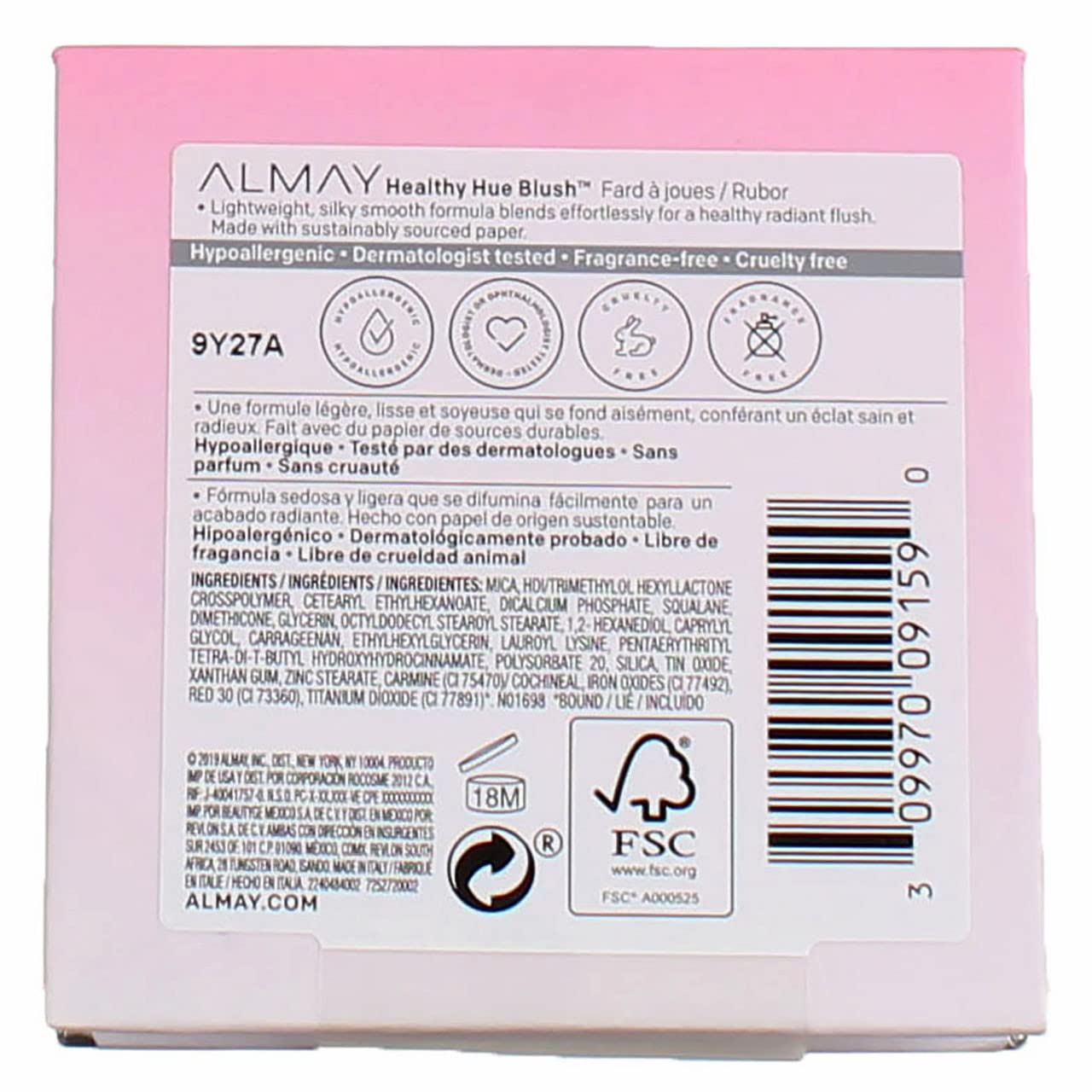 Almay A Pack of 2 Almay Healthy Hue Blush, So Peachy 200