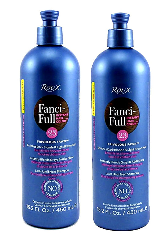 Roux Fanci-Full Rinse #23 Frivolous Fawn 15.2 Ounce (449ml) (2 Pack)