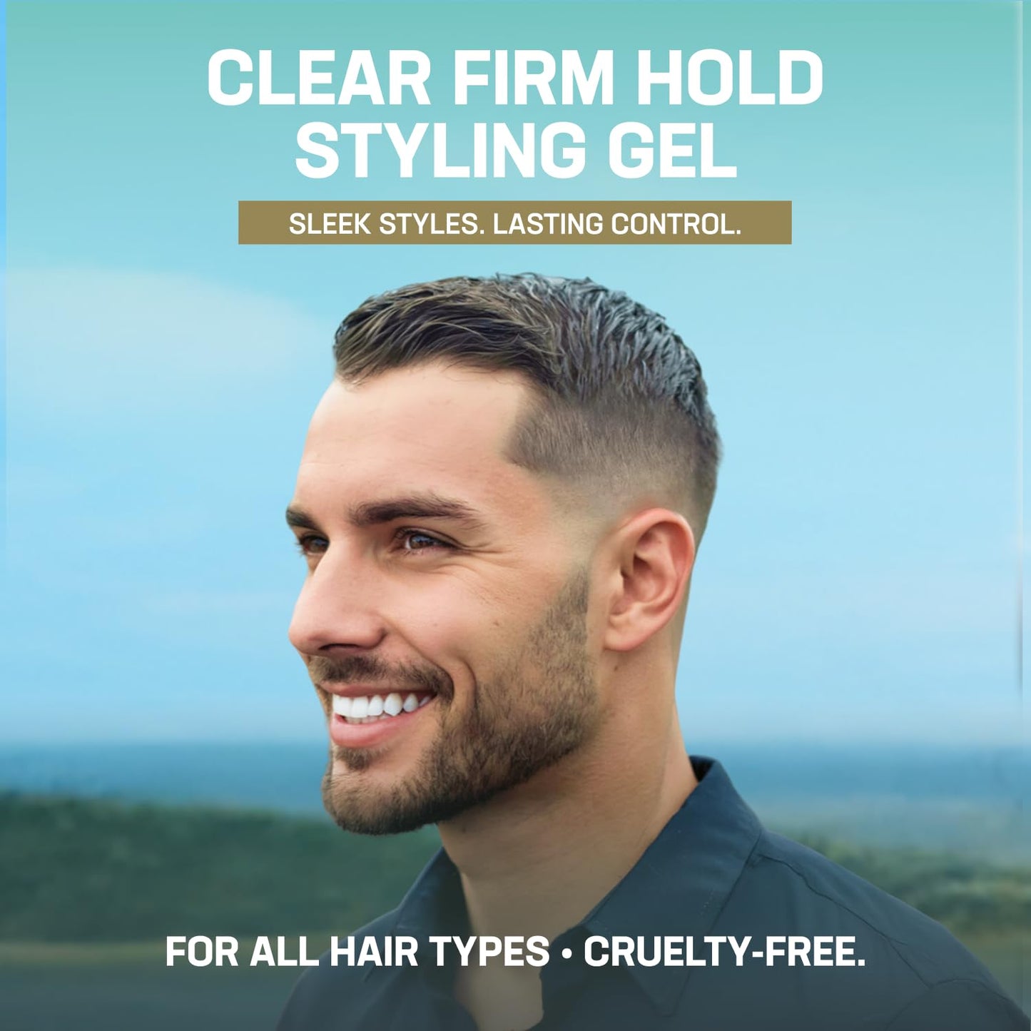 Uplift Provisions Styling Hair Gel for Men, Women & Kids - Strong Hold for Curly, Slicked-Back & Natural Hair - Non-Greasy, No Flake, 16 Fl Oz