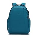 Pacsafe Metrosafe LS350 15 Liter Anti Theft Laptop Daypack/Backpack - with Padded 13" Laptop Sleeve, Tidal Teal