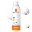 La Roche-Posay Anthelios Ultra-Light Sunscreen Spray Lotion SPF 60, Spray Sunscreen For Face & Body, Broad Spectrum SPF + Antioxidants, Oil Free