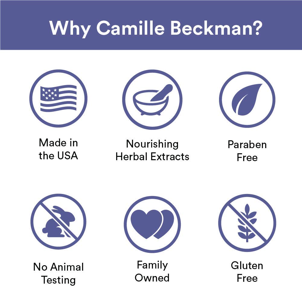 Camille Beckman Glycerine Hand Therapy Cream, Blackberry Lavender, 8 Ounce