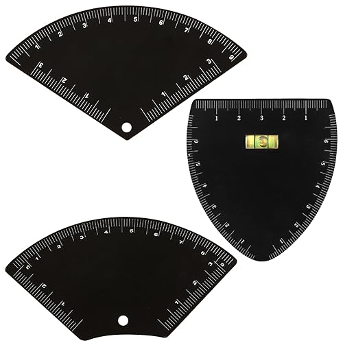 3 Pieces Eyebrow Ruler and Microblading Mapping Kit for Fast Eyebrow Design - Reusable Drawing Guide for Women and Men