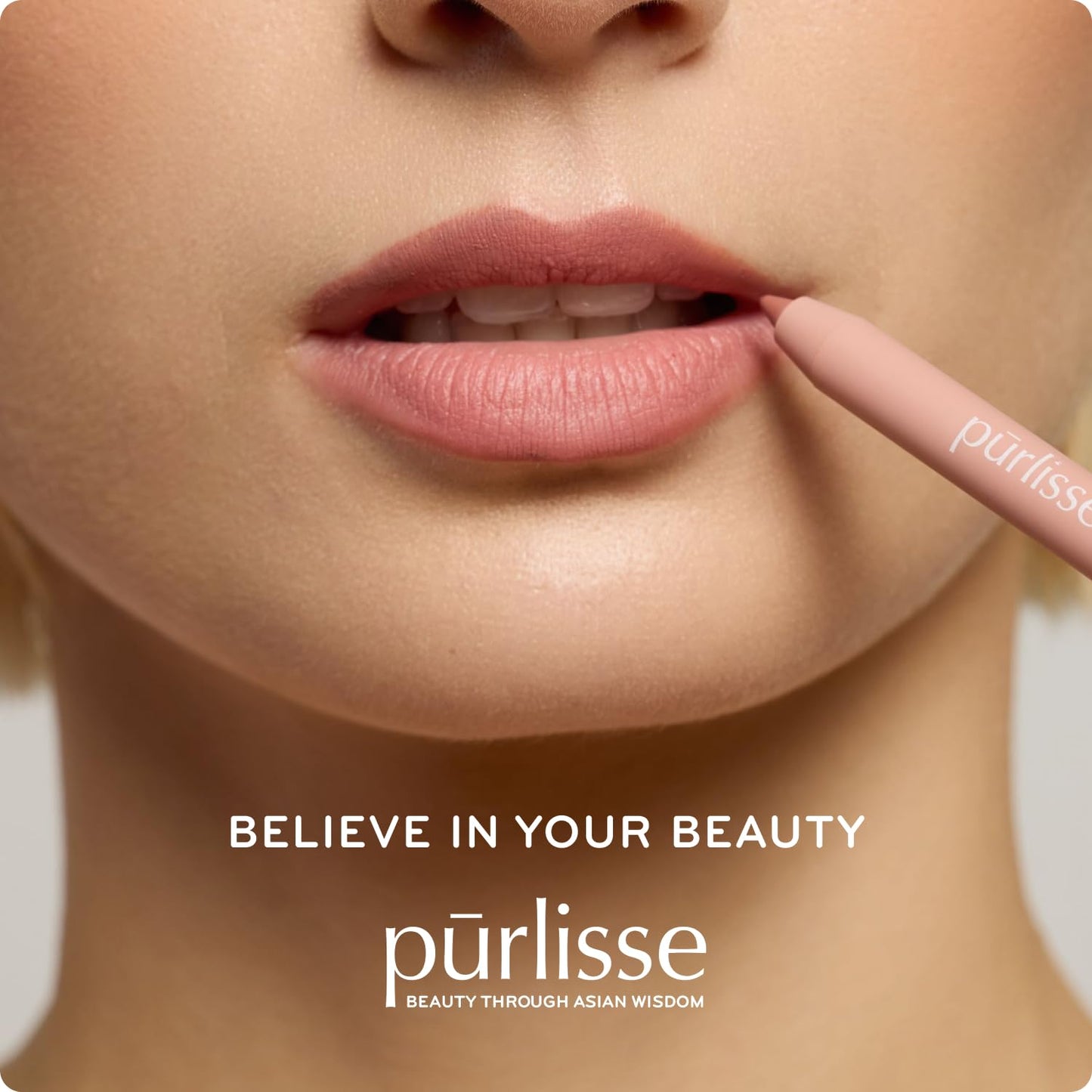 p?rlisse Velvet Crush Long Lasting Creamy Lip Liner Pencil - Matte Smudge-Proof Lip Pencil - Enriched with Bakuchiol, Macadamia Seed Oil & Shea Butter
