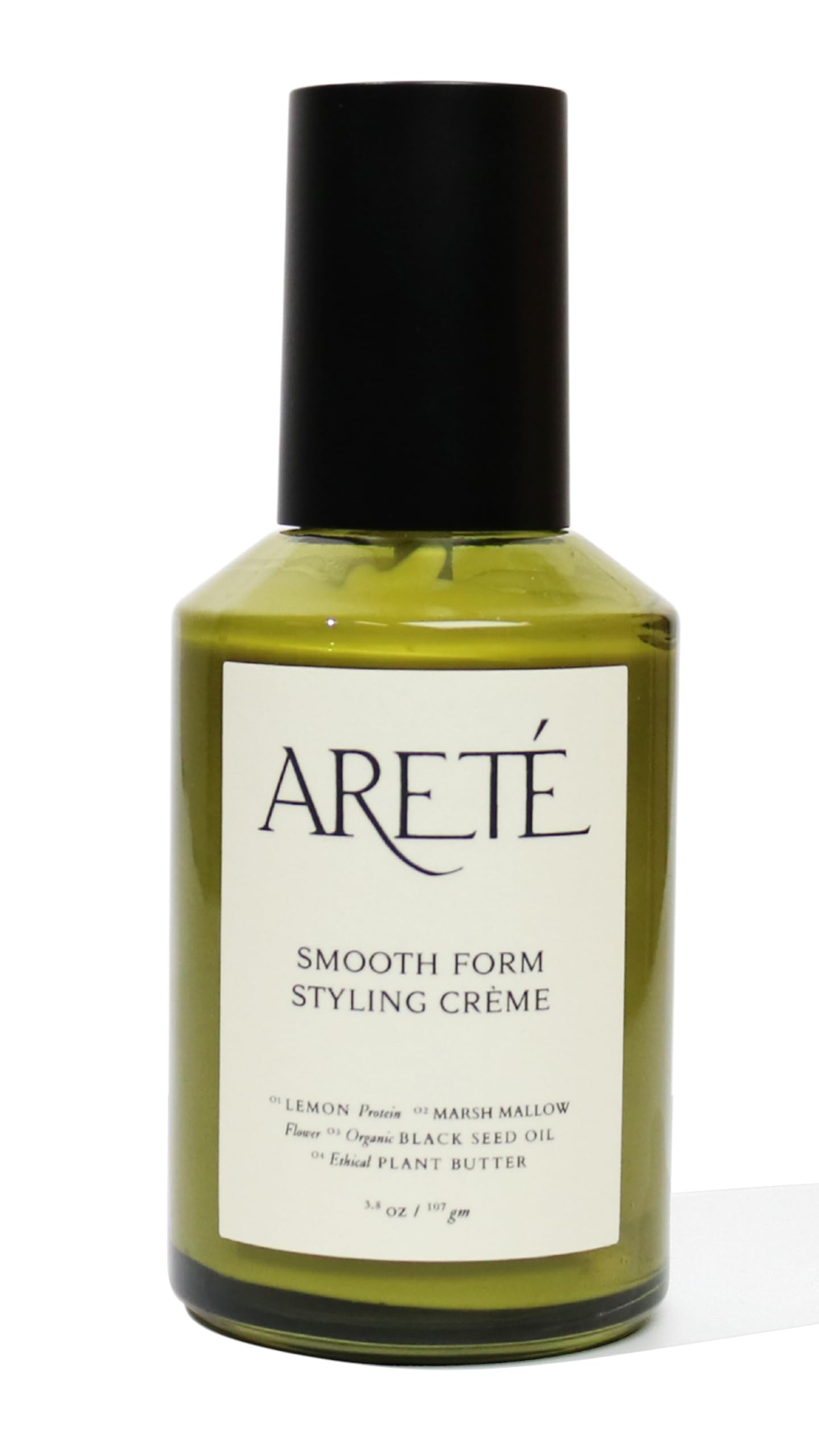 ARETÉ Smooth Form Styling Crème, Lightweight Hair Shaping Cream for Women + Men, Lemon Protein, Organic Black Seed Oil, Marsh Mallow Flower, Shea