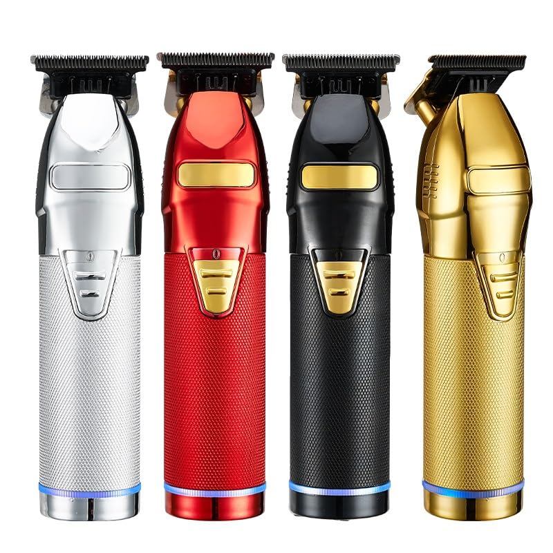 GLESVOWIO Pro Hair Clipper Electric Professional Trimmer for Men Cordless Rechargeable Shaver Barber Cutting Machine T Styling(Red) Beauty and Personal Care GLESVOWIO