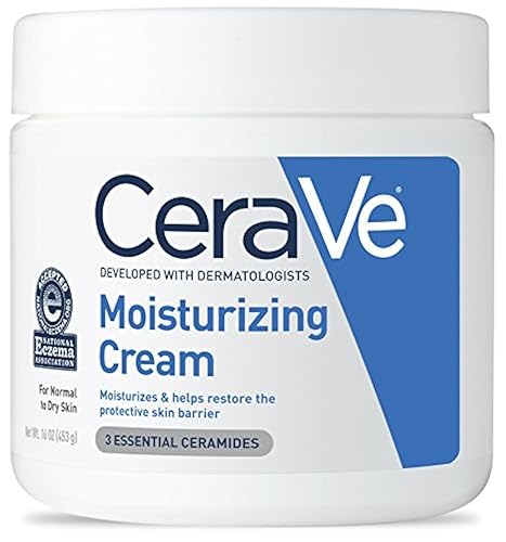 CeraVe Moisturizing Cream | 1.89 Ounce | Travel Size Face and Body Moisturizer for Dry Skin ,1.89 Ounce (Pack of 3)