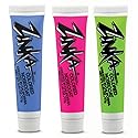 Zinka Colored Nosecoat Zinc Oxide Water Resistant 3 Pack Bundle 0.6 Ounce Tube - Blue Pink Green