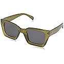 A.J. Morgan Potent 59164-OLV Round Sunglasses, Olive, 48 mm