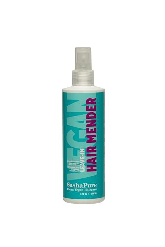 Sashapure Leave-In Hair Mender -Vegan Repair & Protection with Argan & Sacha Inchi Oil, Repairs Split Ends and Strengthens Hair, Hydrates and Restores