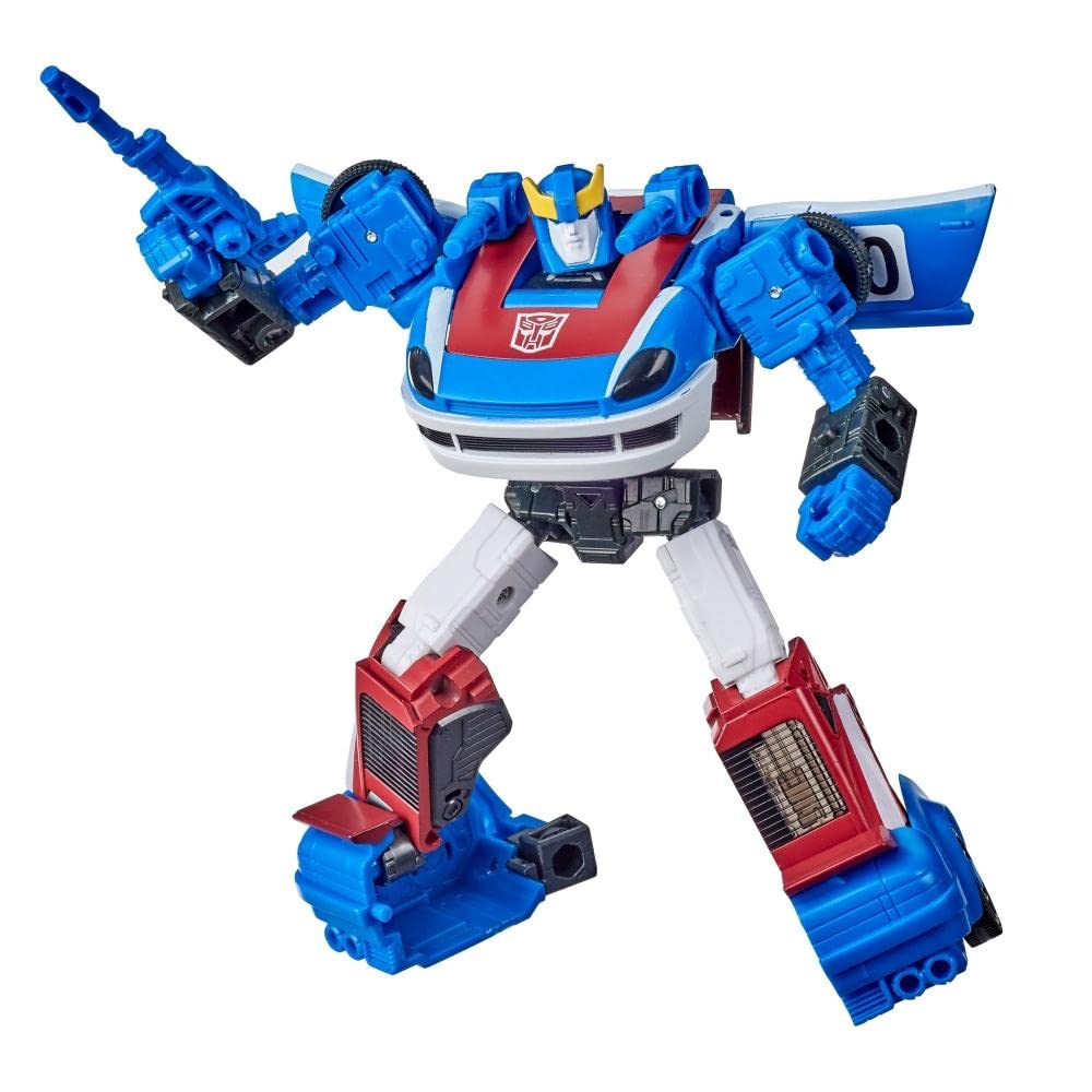 Transformers Toys Generations War for Cybertron: Earthrise Deluxe WFC-E20 Smokescreen Action Figure - Kids Ages 8 and Up, 5.5-inch