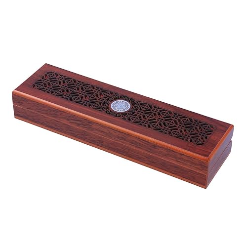 Decorative Storage Box Organizer for Jewelry Necklace Bracelet Watch Delicate Wooden Box for Women Girl Men - Rectangular