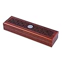 Decorative Storage Box Organizer for Jewelry Necklace Bracelet Watch Delicate Wooden Box for Women Girl Men - Rectangular