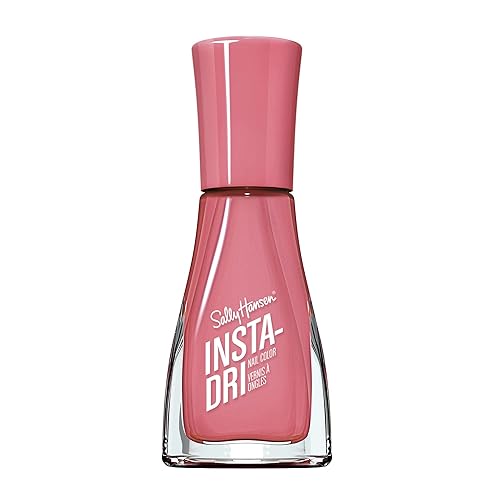 Sally Hansen Insta-Dri Nail Polish | Quick Dry, Long Lasting, Streak-Free Shine | Opaque, Glossy | 275 Rapid Rosé | Warm Rosy Pink Nail Color