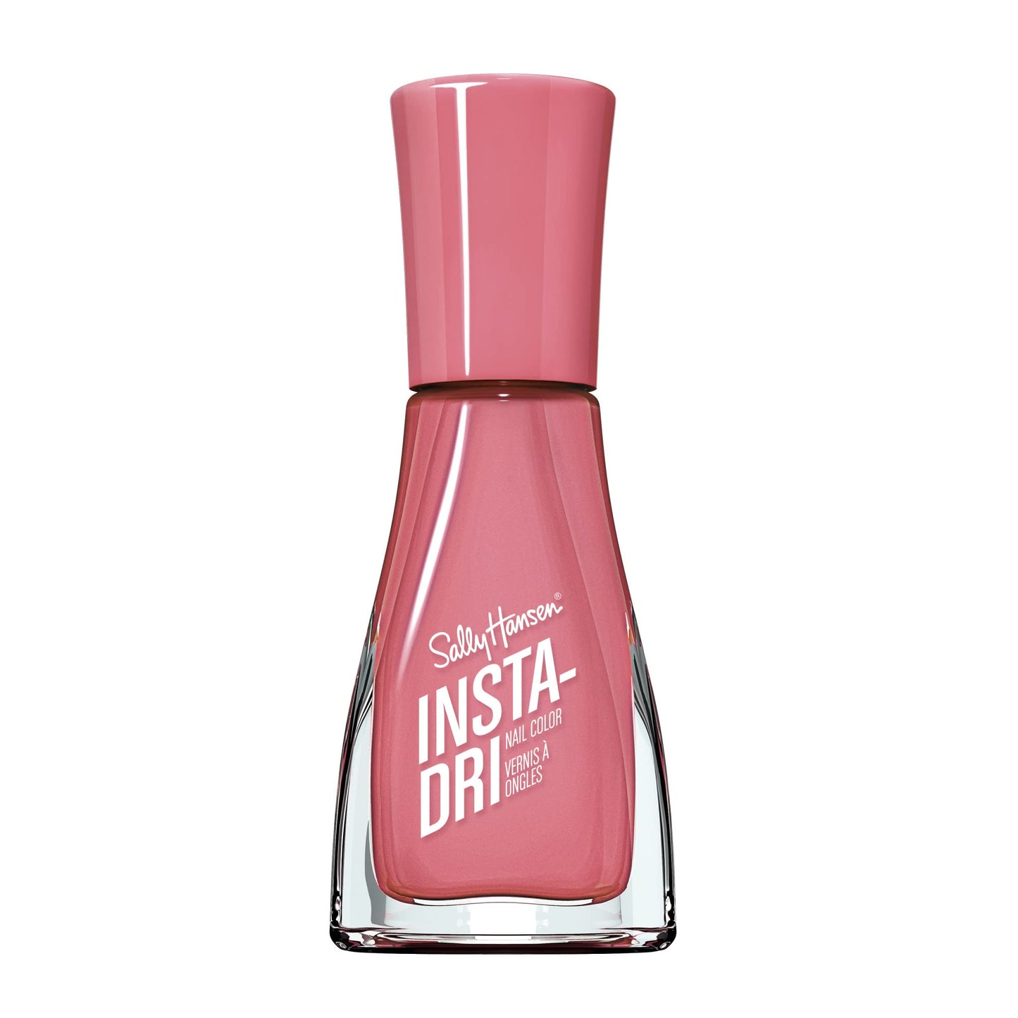 Sally Hansen Insta-Dri Nail Polish | Quick Dry, Long Lasting, Streak-Free Shine | Opaque, Glossy | 275 Rapid Rosé | Warm Rosy Pink Nail Color