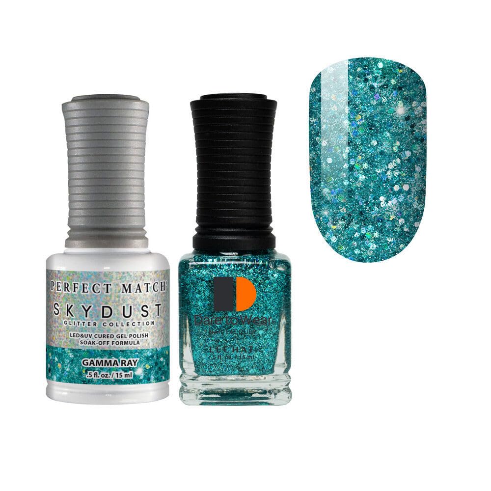 LeChat Perfect Match Gel Polish + Nail Lacquer - Gamma Ray #SDMS01 - 0.5 oz Beauty & Personal Care LECHAT