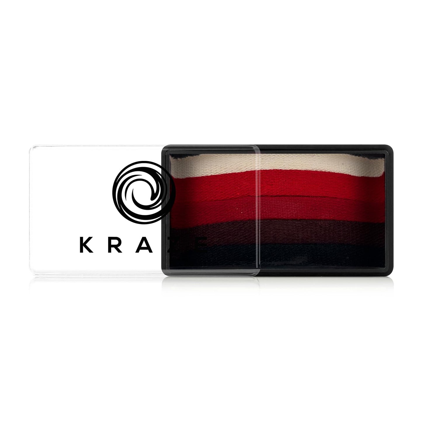 Kraze FX Dome Stroke - Poppy Field by Linnea (25 gm), Professional 1-Stroke Split Cake, Hypoallergenic, Non-Toxic, Water Activated Face & Body
