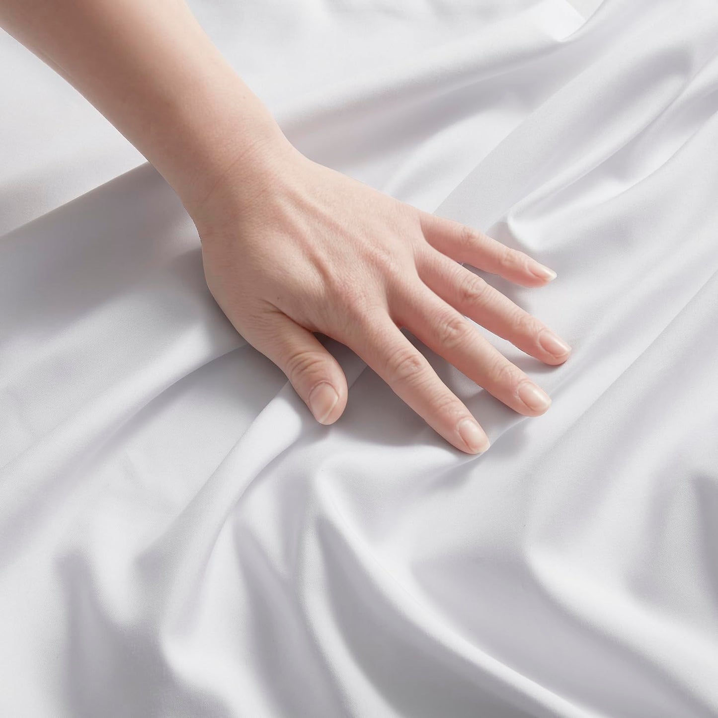 Nestl White King Pillow Cases 20x40 Inches, Soft Microfiber, Envelope Closure, King Size Set of 2