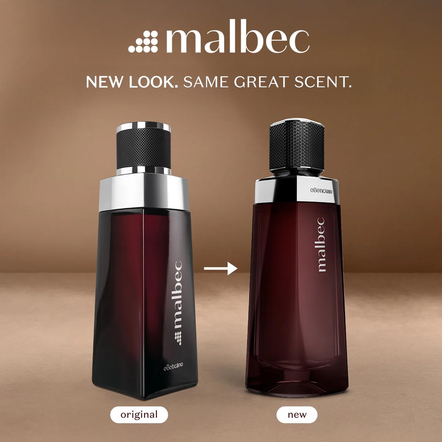 Malbec Classic Eau de Toilette By O Boticario, Cologne For Men, Long-Lasting Fragrances, French Oak Barrel-Aged Red Wine & Woody Amber Perfume Scent