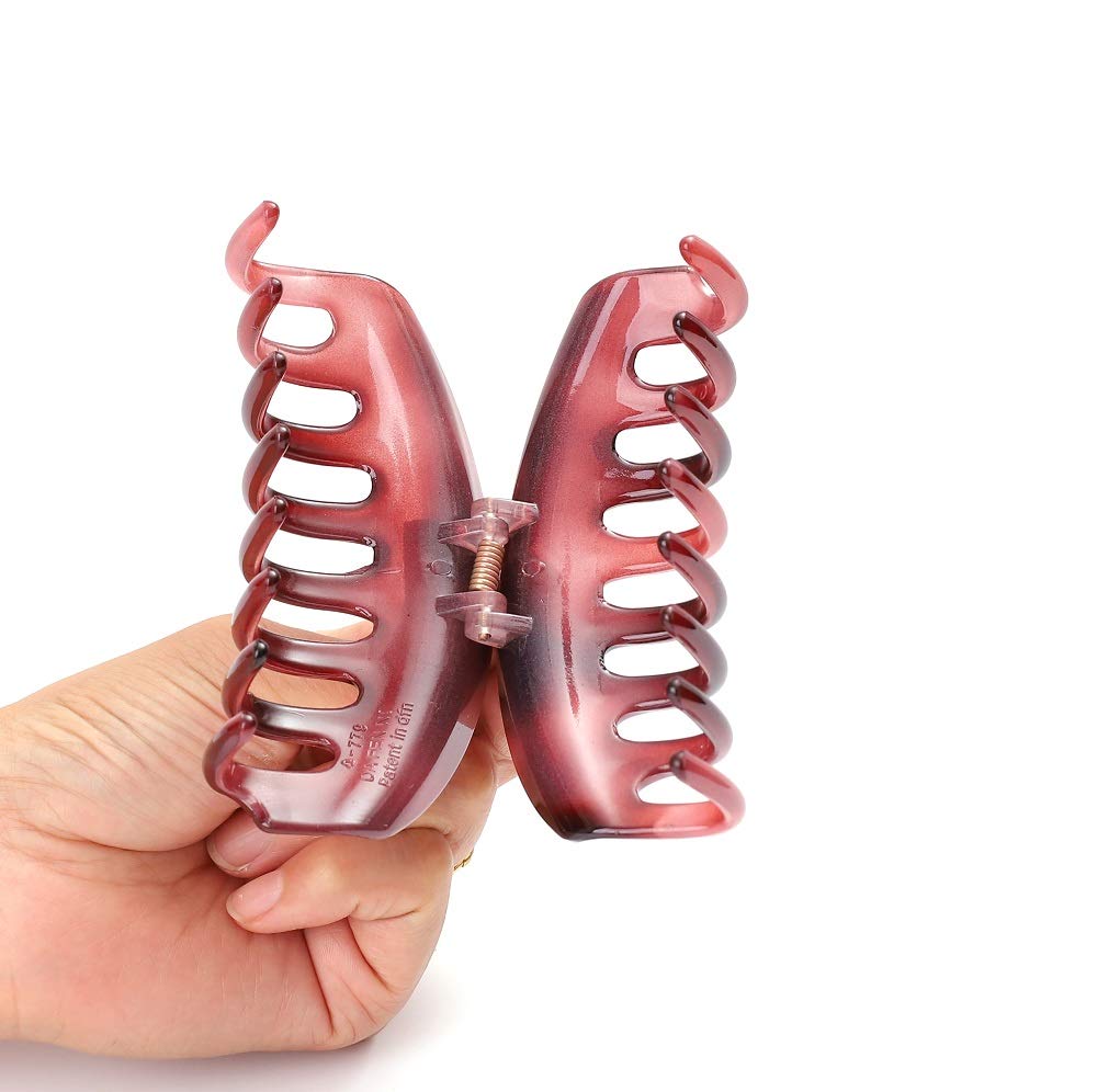 Rosette Hair Premium Chic Styling Hair Claw Clip, Strong Holding Power Hair Clips Clamps Indoor Outdoor Hair Grip Hairpins Hairgrip for Women