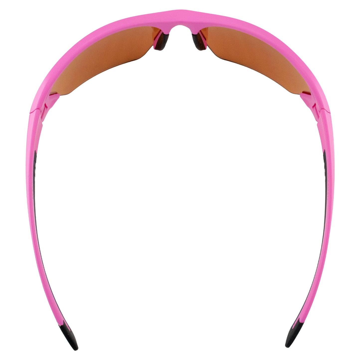 Epoch Eyewear Wake Golf Sunglasses for Women ANSI Z87.1 Pink Half-Frame w/Amber Lens