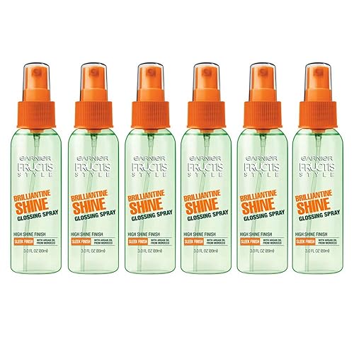 Garnier Fructis Style Brilliantine Shine Glossing Spray 3 Oz (Pack of 6)