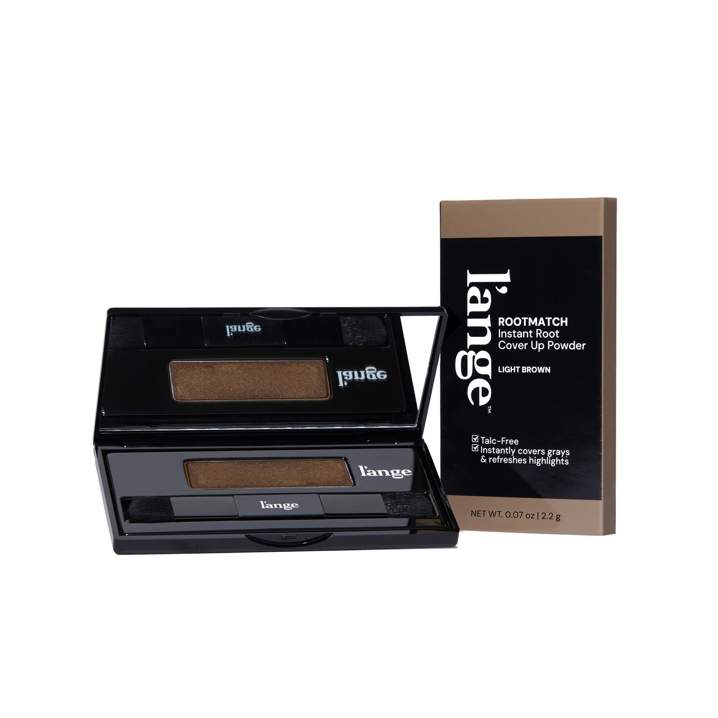 L'ANGE HAIR RootMatch Instant Root Cover Up Powder | Conceals Grays & Sparse Spots | Extends Highlights | Transfer- & Water-Resistant | For All Hair