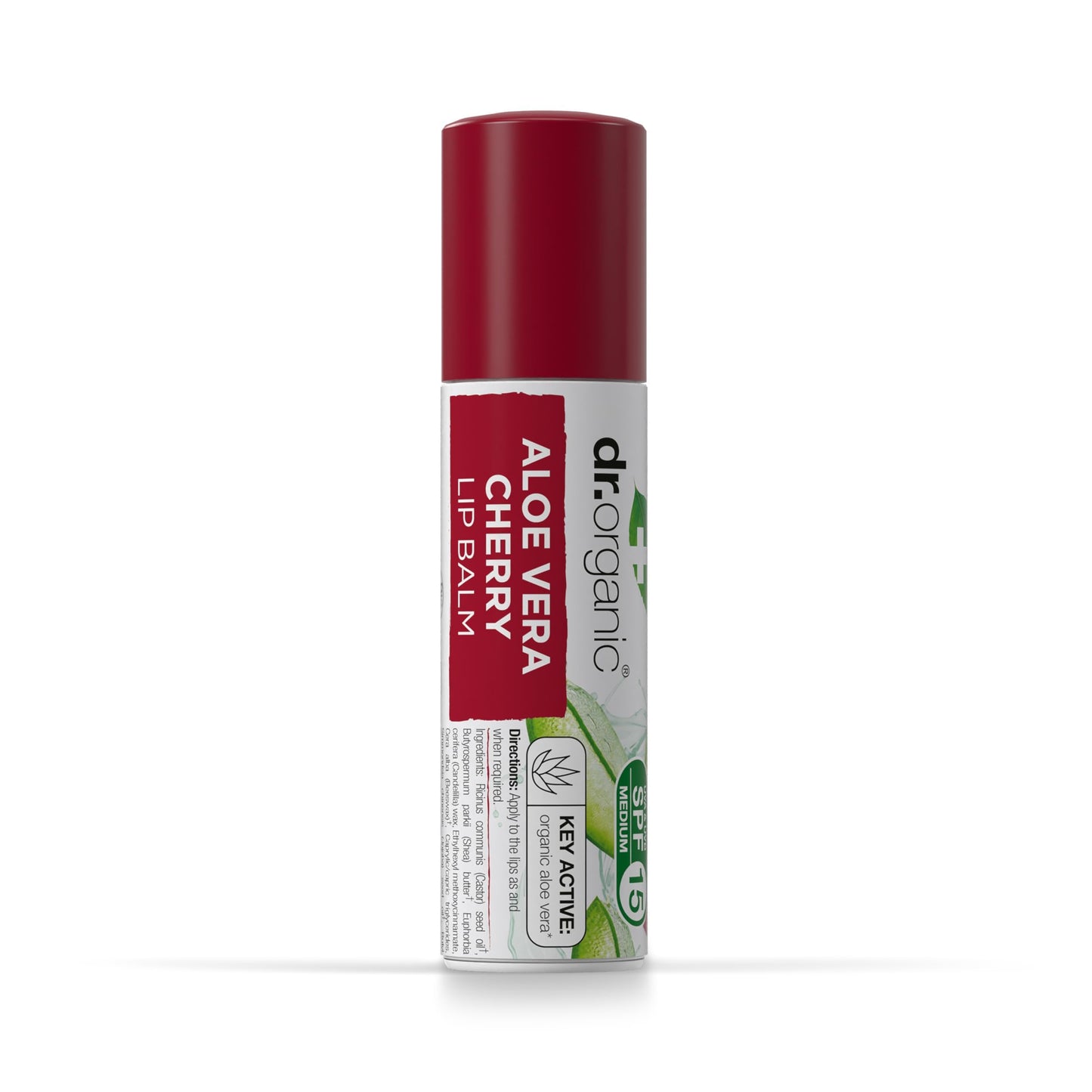 Organic Docotr Aloe Vera Cherry Lip Balm Beauty and Personal Care Dr. Organic