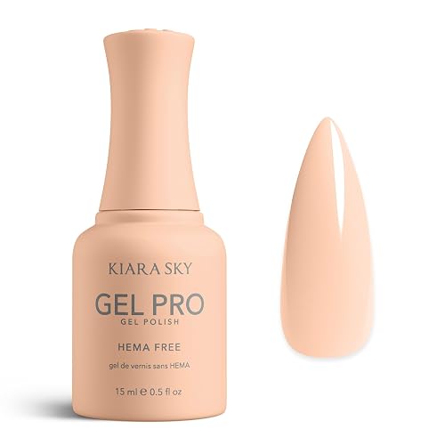 KIARA SKY Gel Pro HEMA-Free Gel Nail Polish | Full Coverage, 28+ Day Wear, Self-Leveling, UV/LED Soak-Off, 0.5 fl oz | Fuzzy Feelings #022 Beauty & Personal Care KIARA SKY