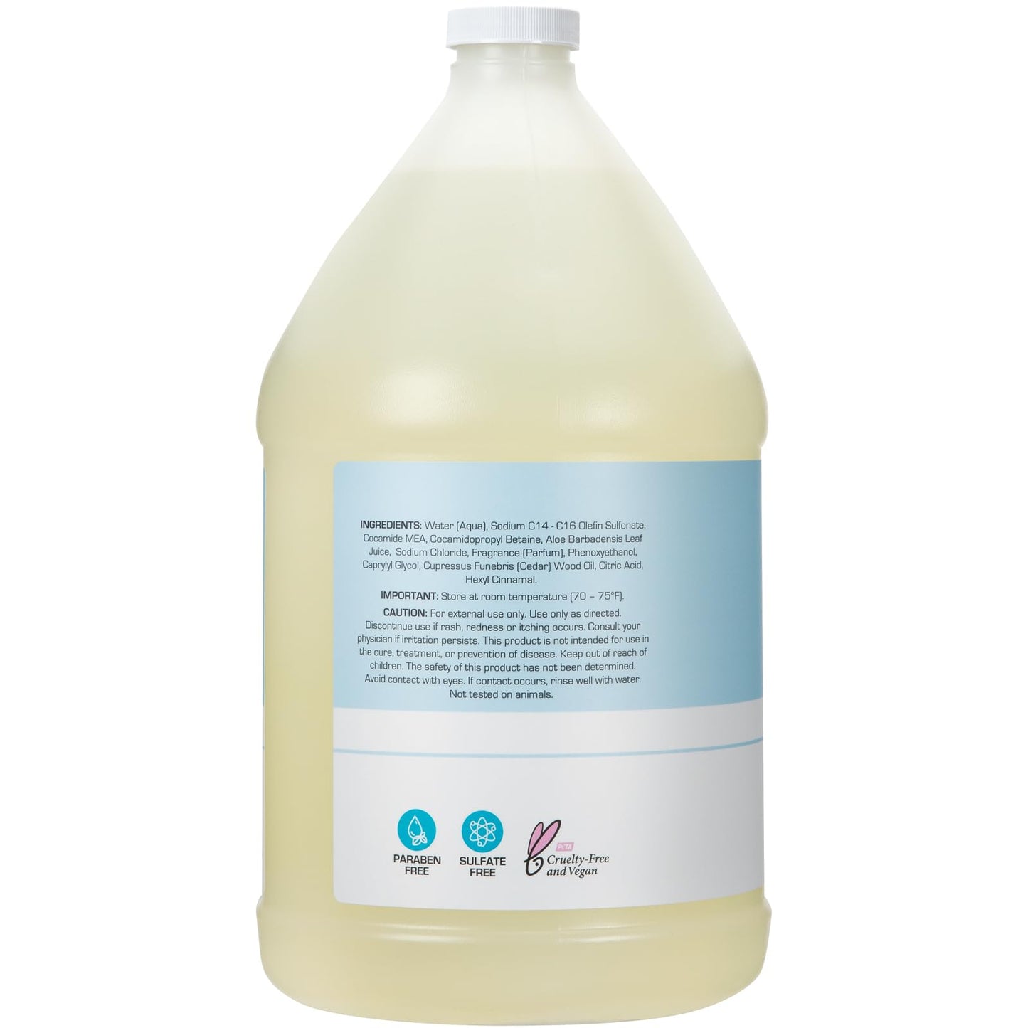 Ginger Lily Farms Club & Fitness Conditioning Liquid Hand Soap Refill, 100% Vegan & Cruelty-Free, Rain Water Scent, 1 Gallon (Pack of 4) Beauty & Personal Care Ginger Lily Farms