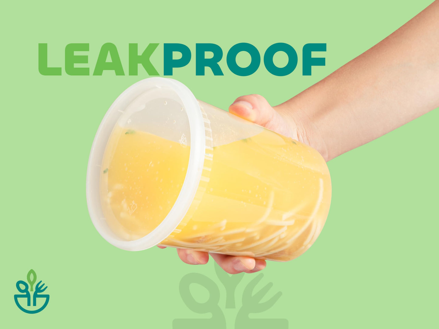 JoyServe Deli Food Storage Containers with Lids - (48 Sets) 24-32 Oz Quart Size & 24-16 Oz Pint Size Plastic Airtight Takeout Meal Prep Storage…