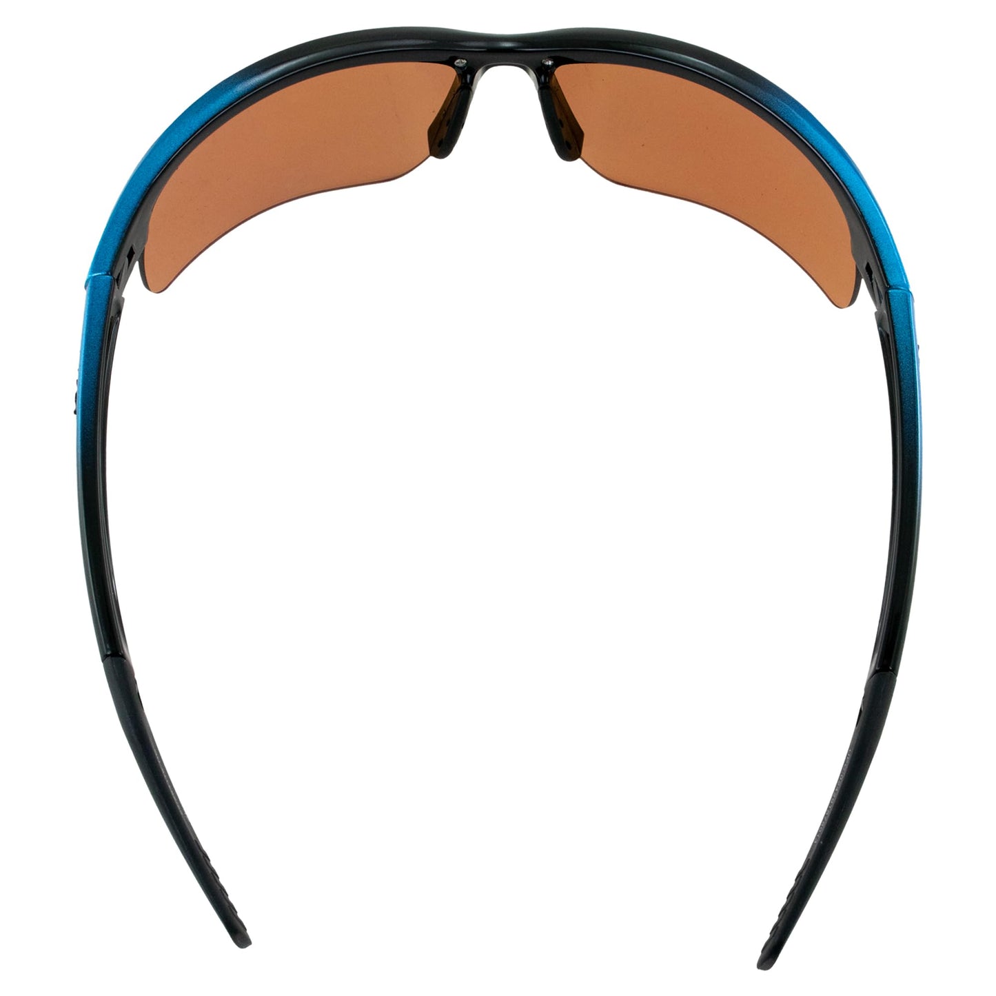 MAXX Domain Sport Golf Sunglasses Black w/Blue Frames & HD Amber Lenses