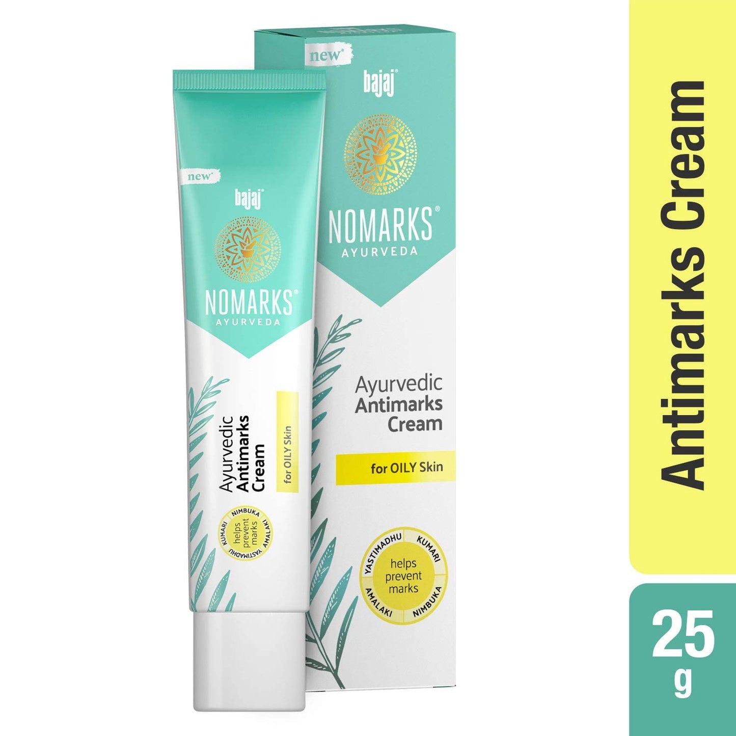 Bajaj Nomarks Ayurvedic Antimarks Cream For Oily skin - 25g (Pack of 4)