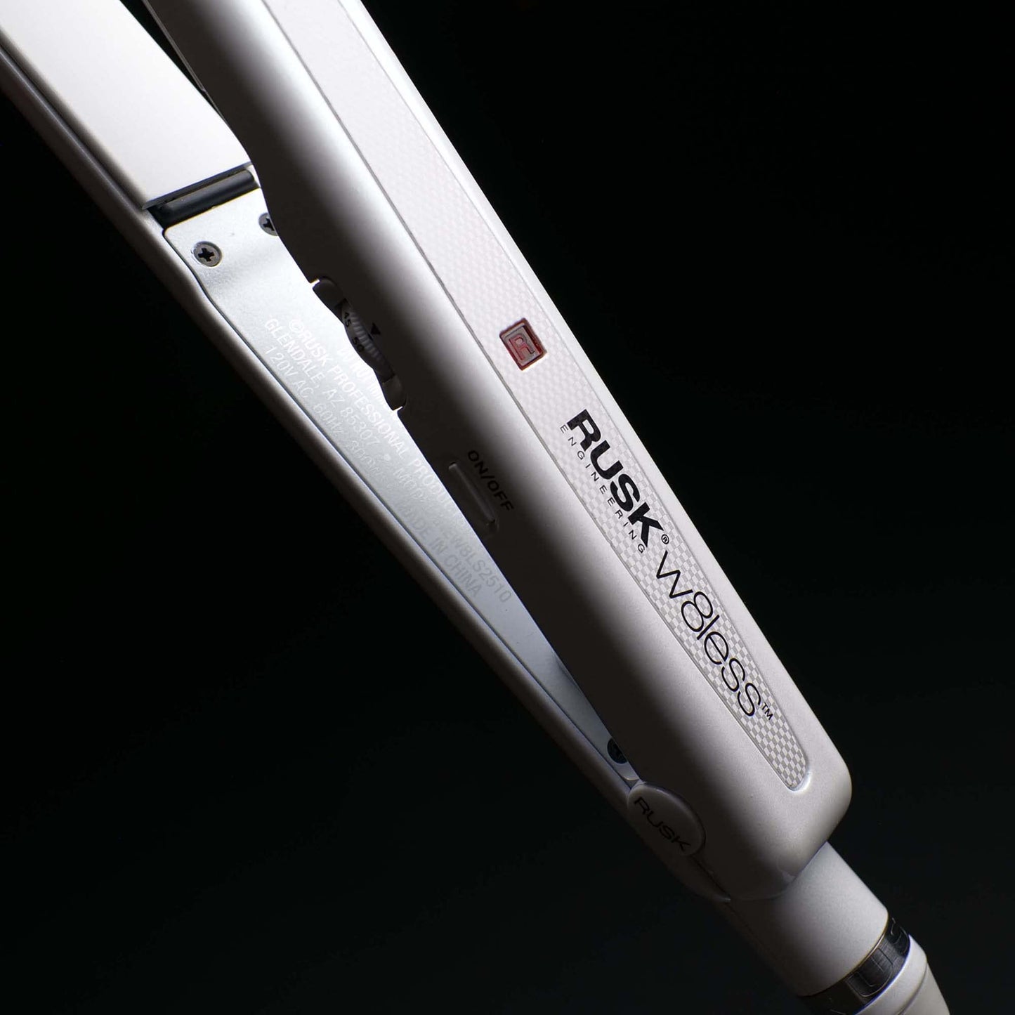 RUSK Engineering W8less Professional Ceramic and Tourmaline Str8 Iron, 1 Inch, Lightweight, Infused with Tourmaline Gemstone, Combined with Sol-Gel